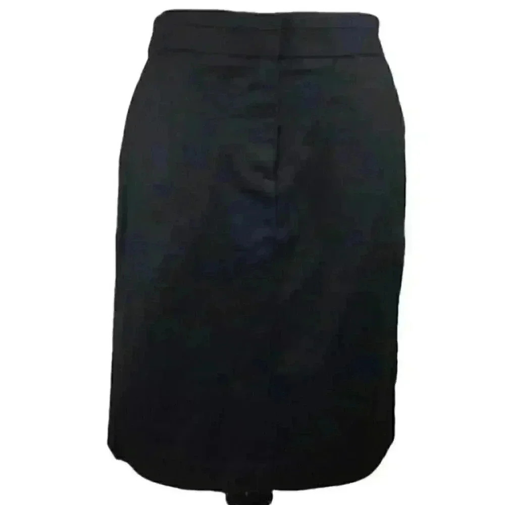 Land N Sea Skirt Size 4 Black Pencil with Pockets